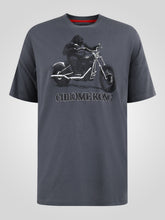 'Craig' Gorilla Biker Print T-Shirt