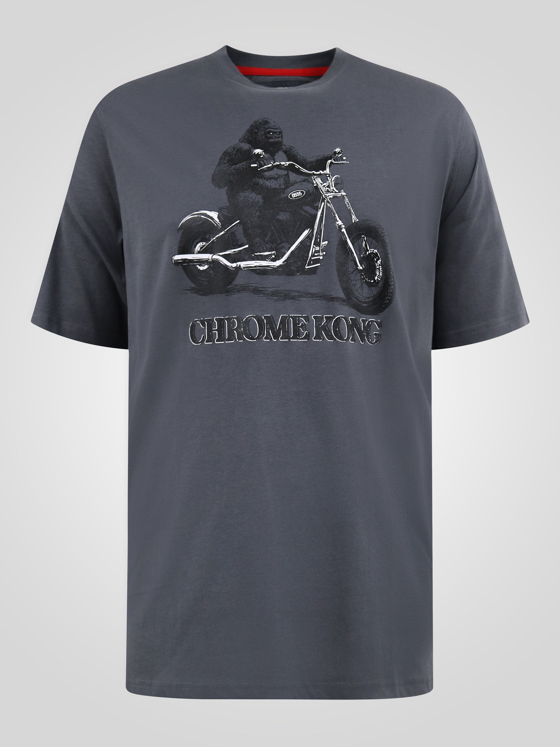 'Craig' Gorilla Biker Print T-Shirt