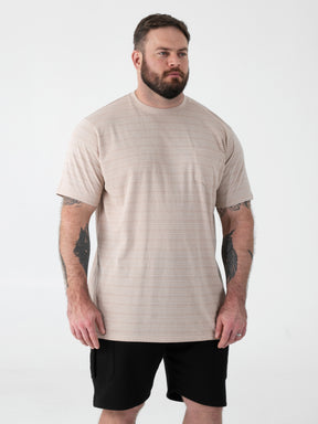'Dingle' Jacquard Crew neck T-Shirt