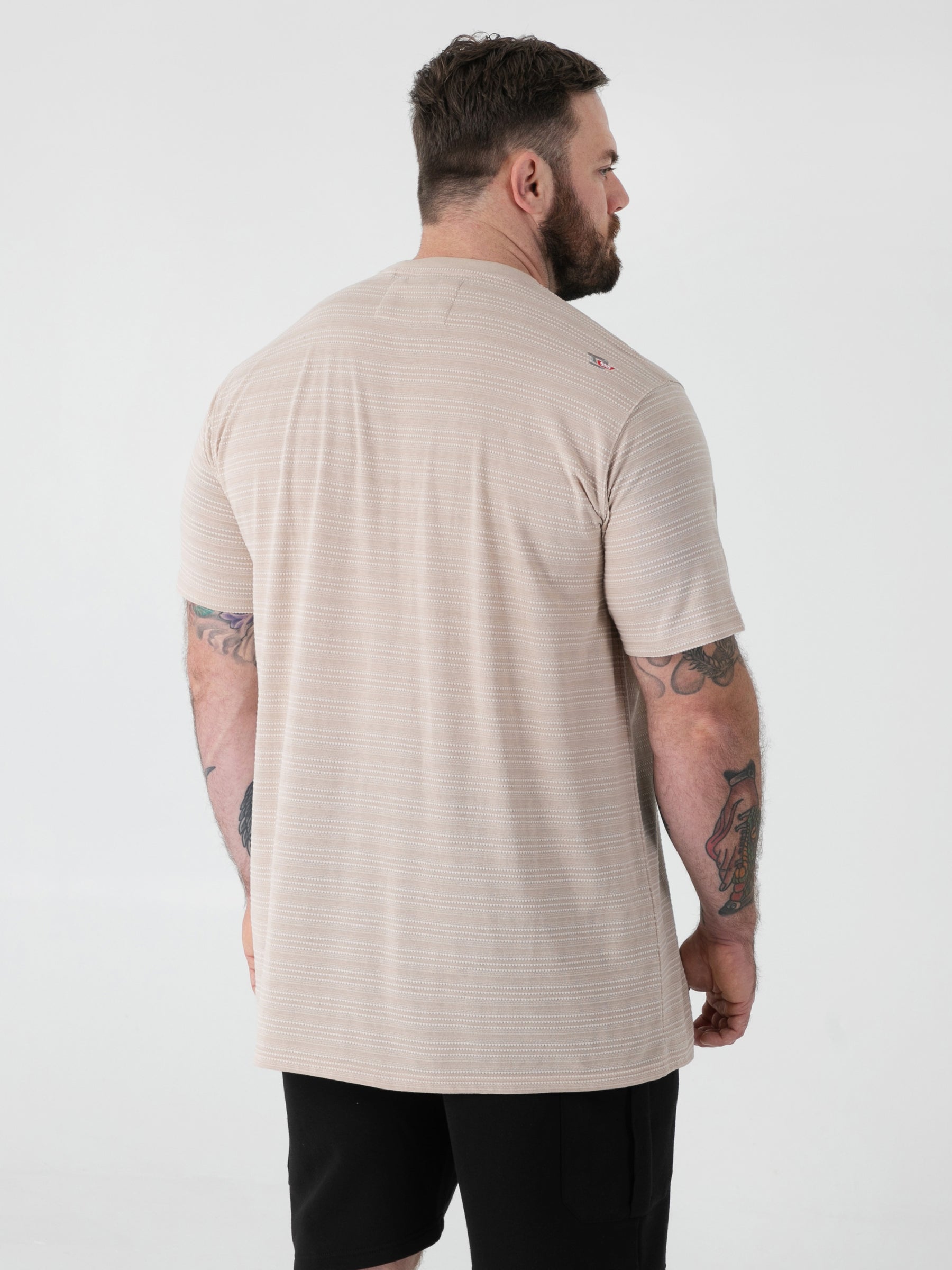 'Dingle' Jacquard Crew neck T-Shirt