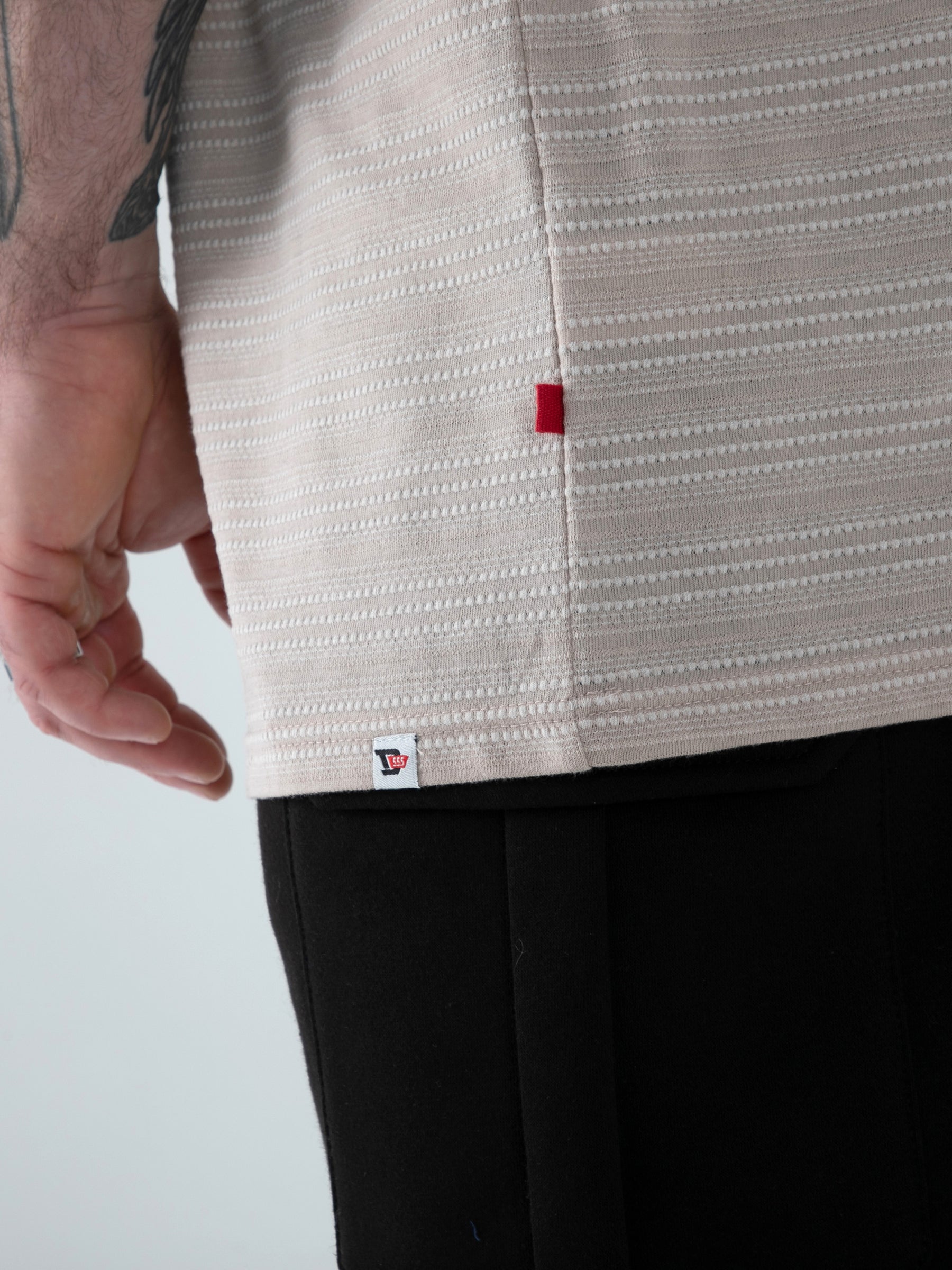 'Dingle' Jacquard Crew neck T-Shirt