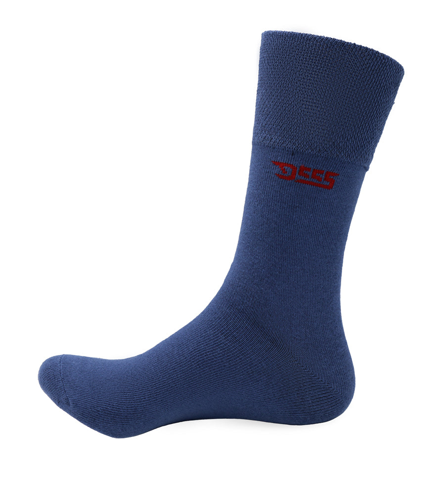 'Harold' 3 Pack Plain Extra Wide Comfort Fit Socks