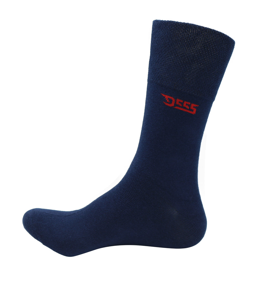'Harold' 3 Pack Plain Extra Wide Comfort Fit Socks