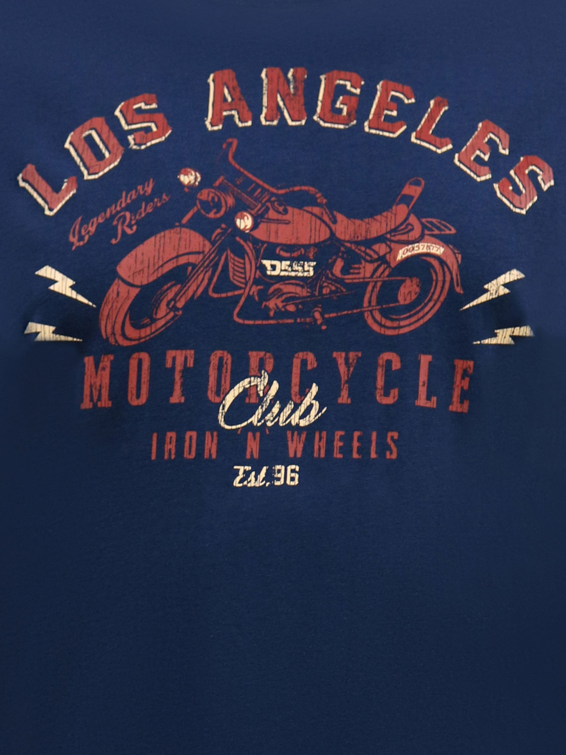 'Holt' Los Angeles Motorcycle Print T-Shirt
