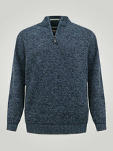 'Caleb' Quarter Zip Knitted Jumper