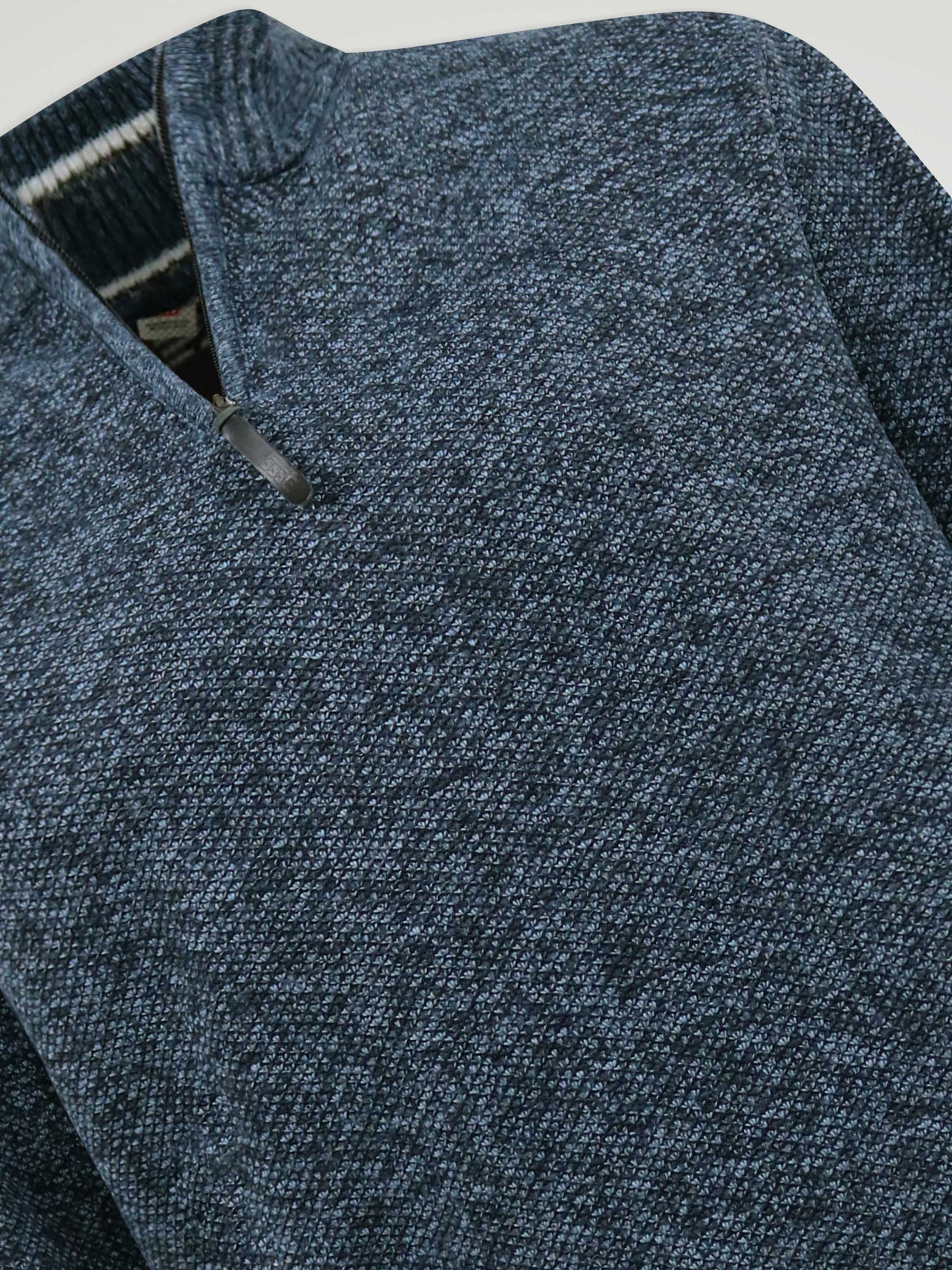 'Caleb' Quarter Zip Knitted Jumper