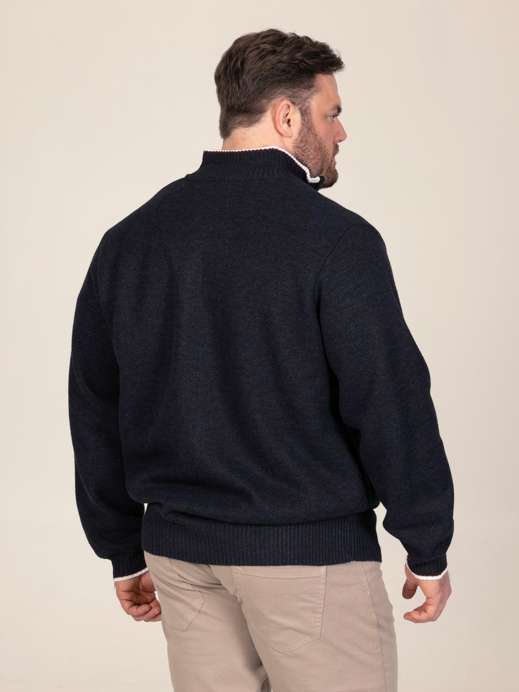 'Cesar' Knitted Zip Through