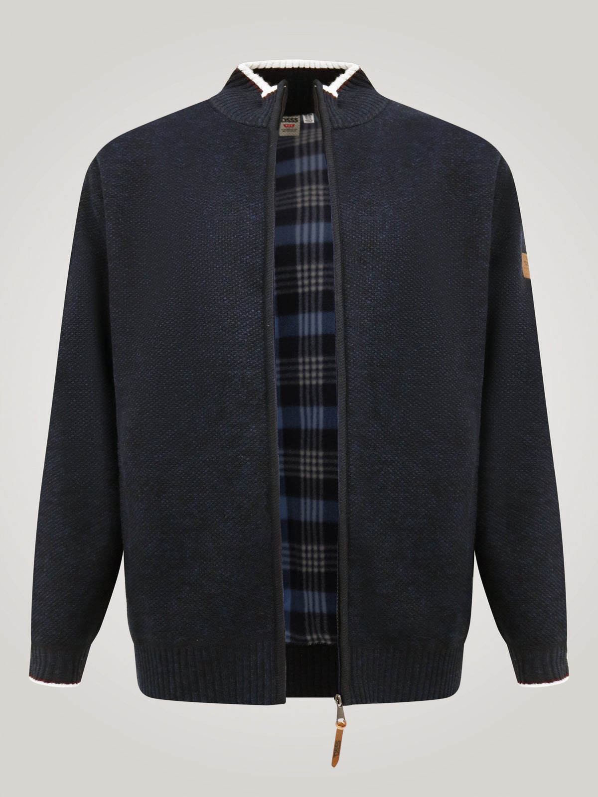 'Cesar' Knitted Zip Through