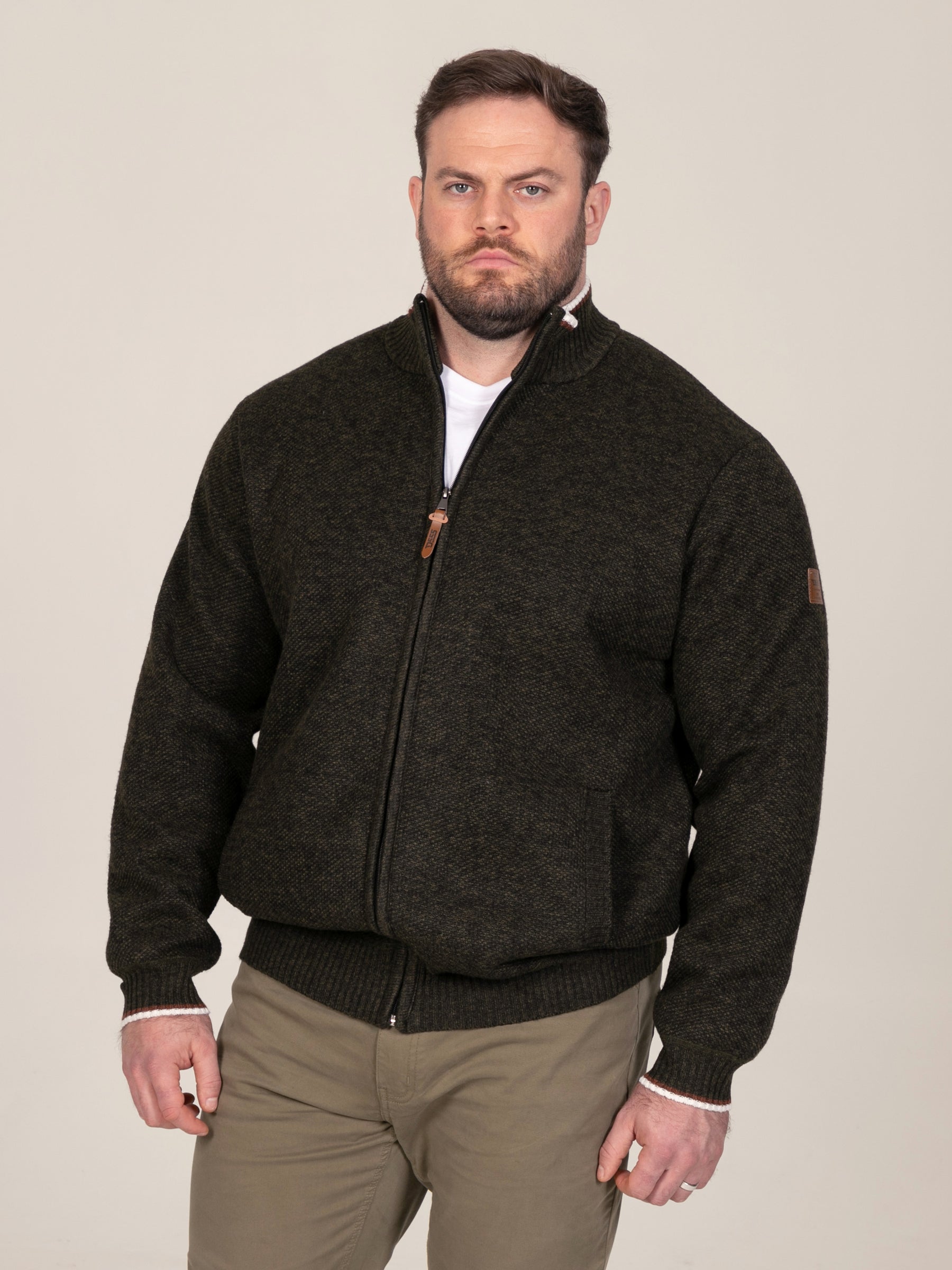 'Cesar' Knitted Zip Through