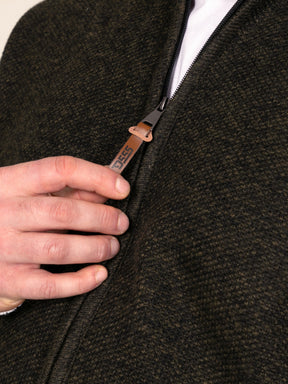 'Cesar' Knitted Zip Through