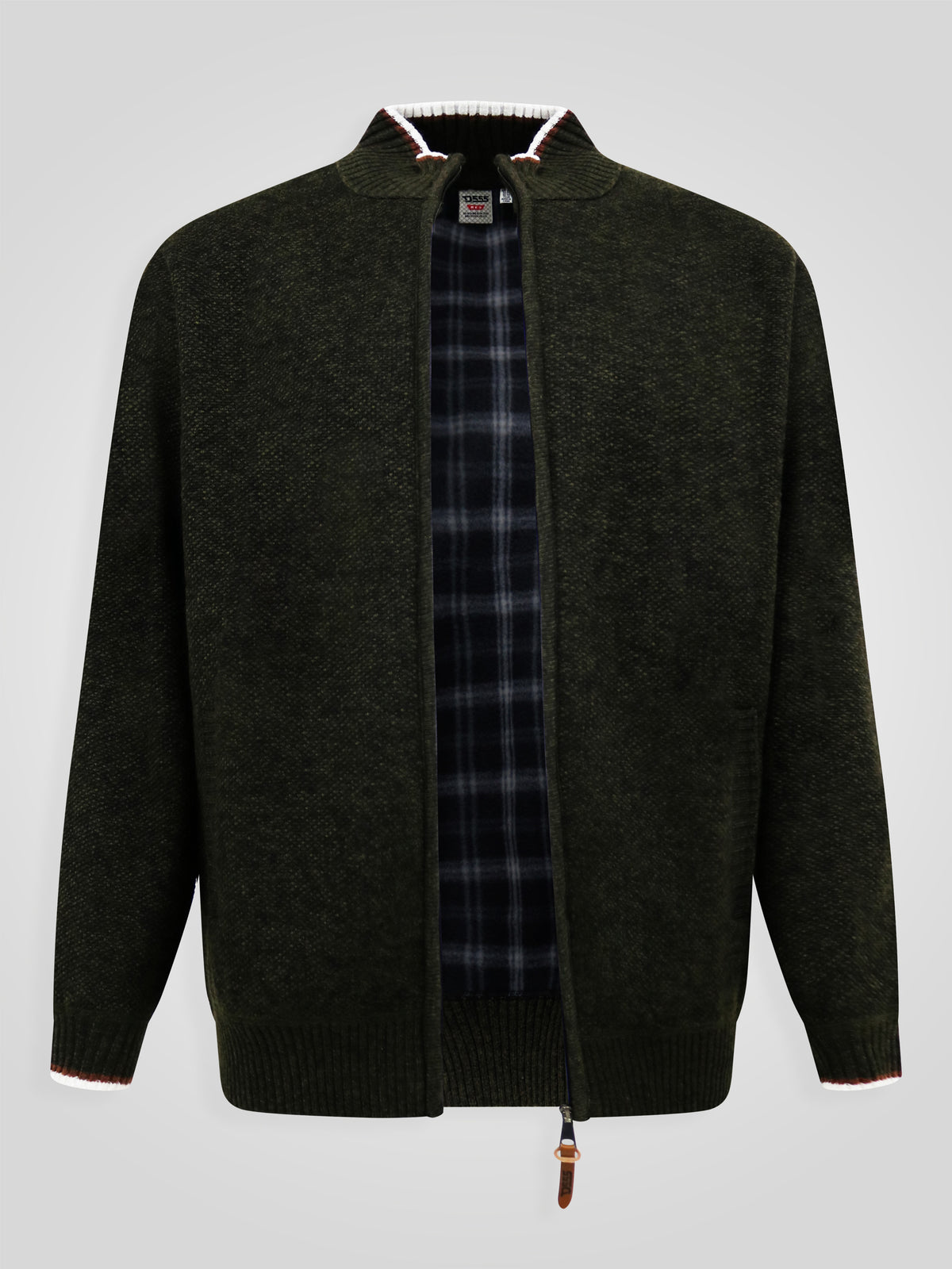'Cesar' Knitted Zip Through