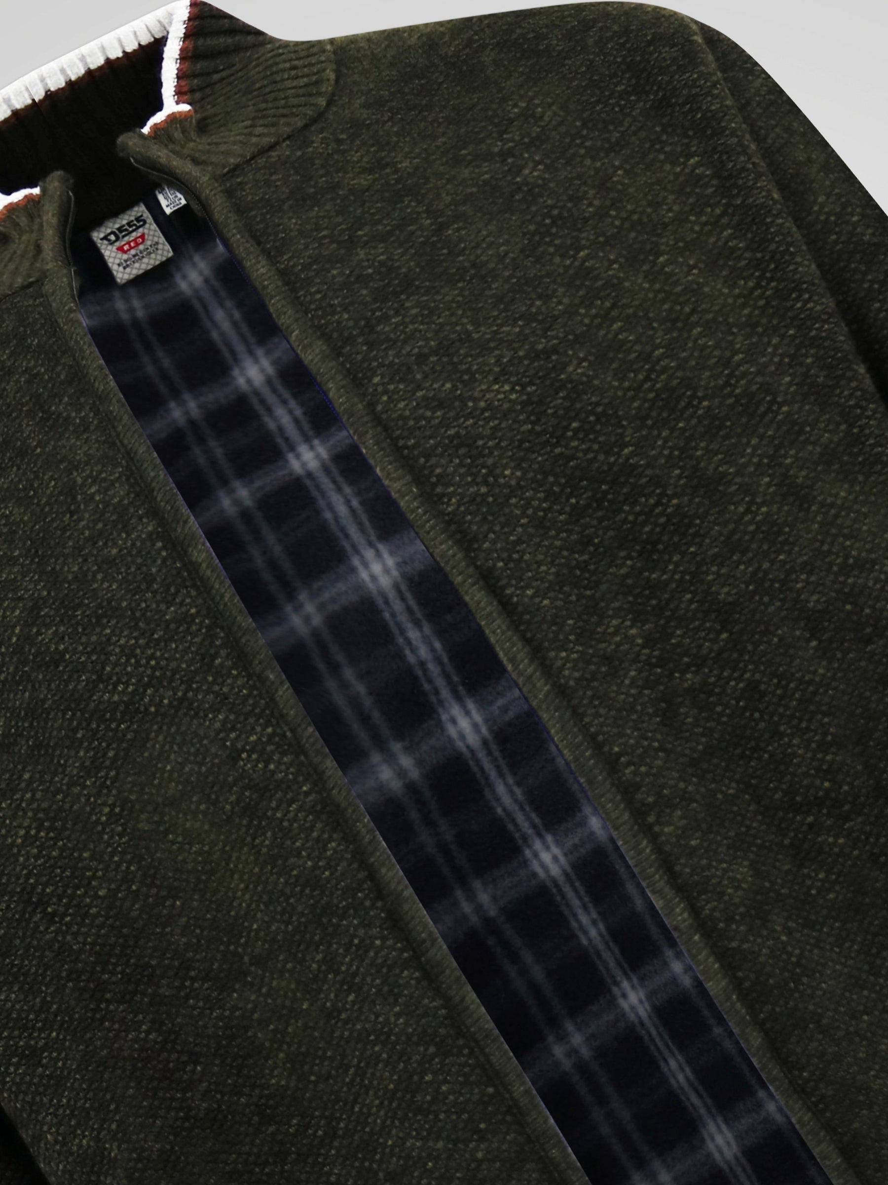 'Cesar' Knitted Zip Through