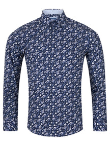 Giovanni Floral Print Long Sleeve Shirt