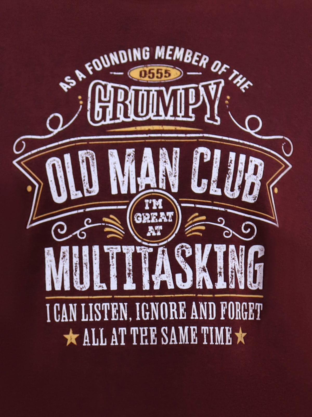 'Baldwin' Grumpy Old Mans Club T-Shirt