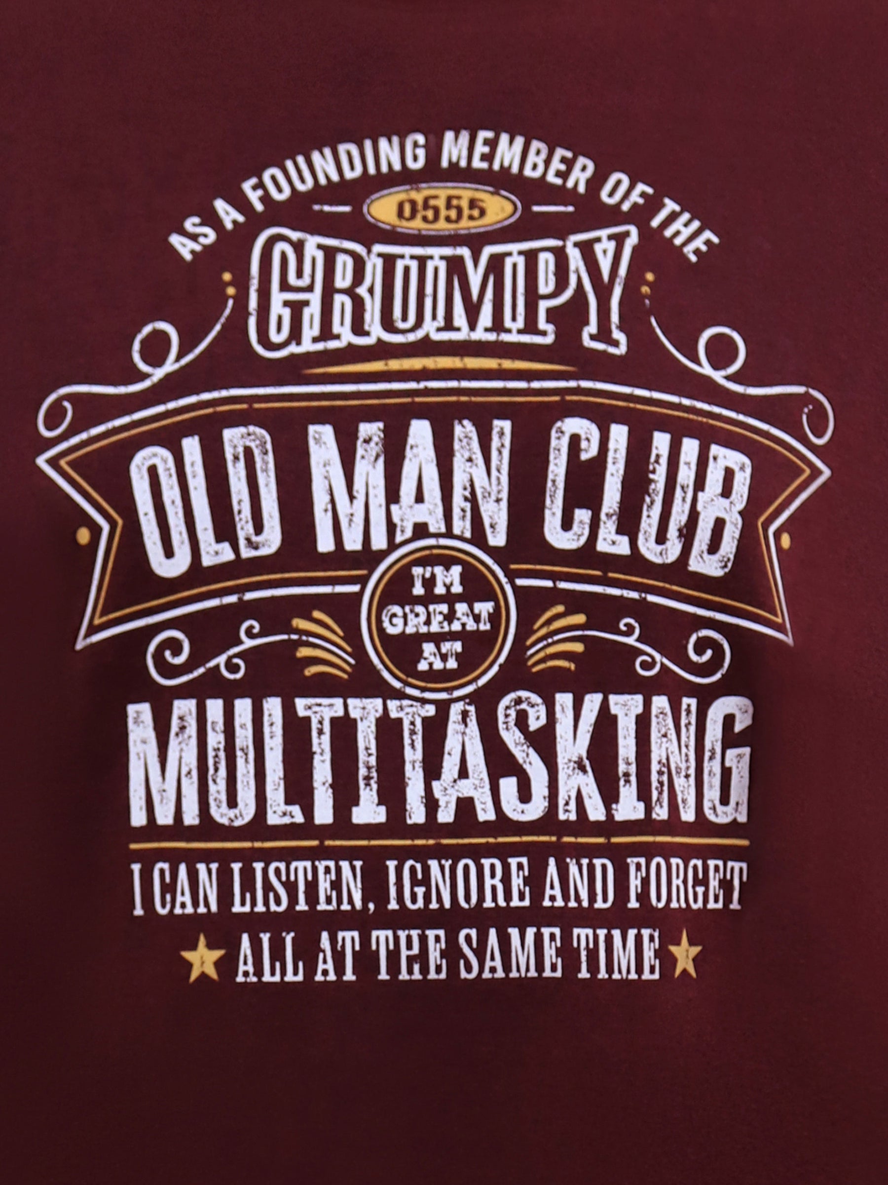 'Baldwin' Grumpy Old Mans Club T-Shirt