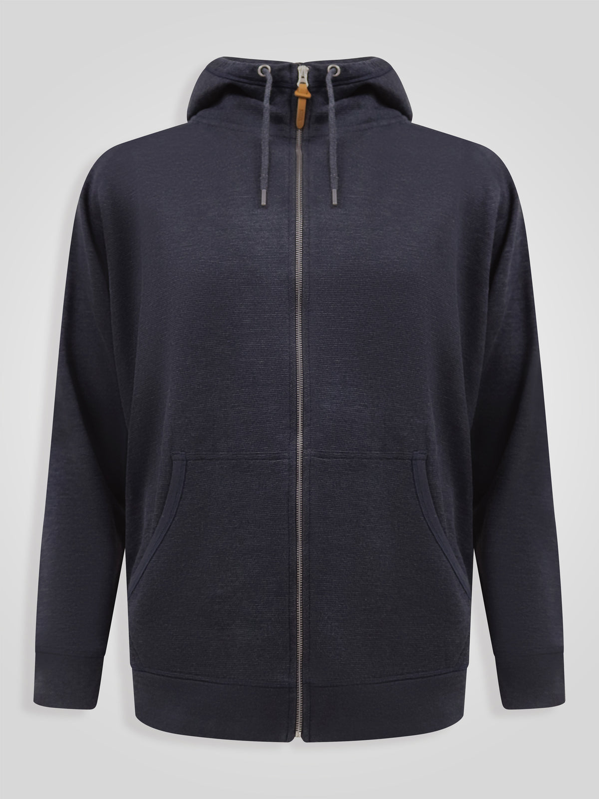 'Ernest' Fine Stripe Zip Through Hoody