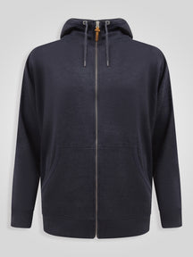 'Ernest' Fine Stripe Zip Through Hoody