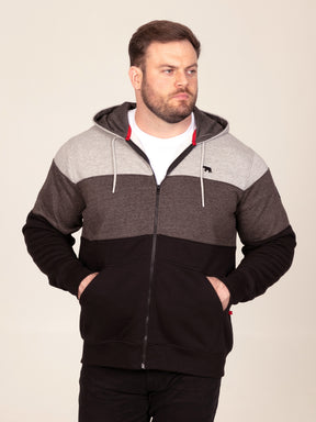 'Fitzgerald' Cut & Sew Panel Hoody
