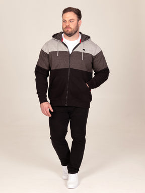 'Fitzgerald' Cut & Sew Panel Hoody