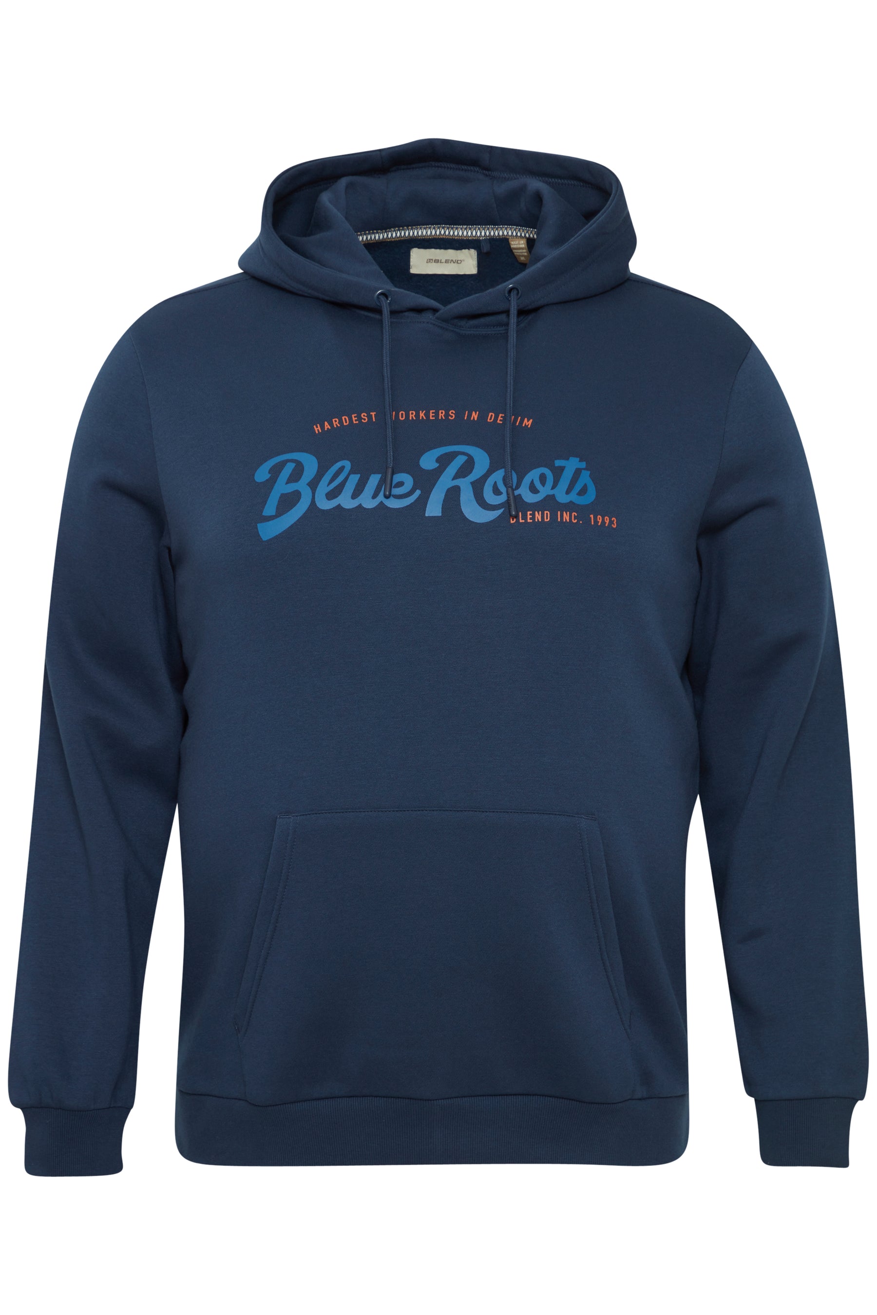 'Blue Roots' Overhead Hoody