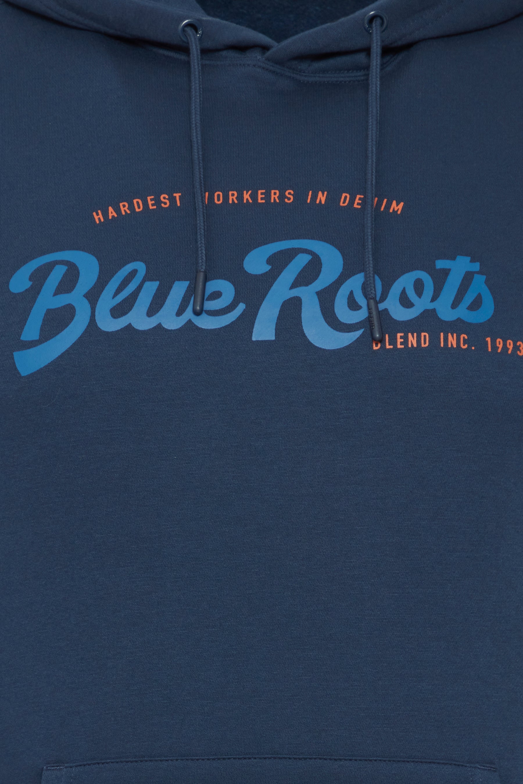 'Blue Roots' Overhead Hoody