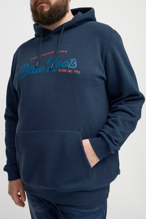 'Blue Roots' Overhead Hoody