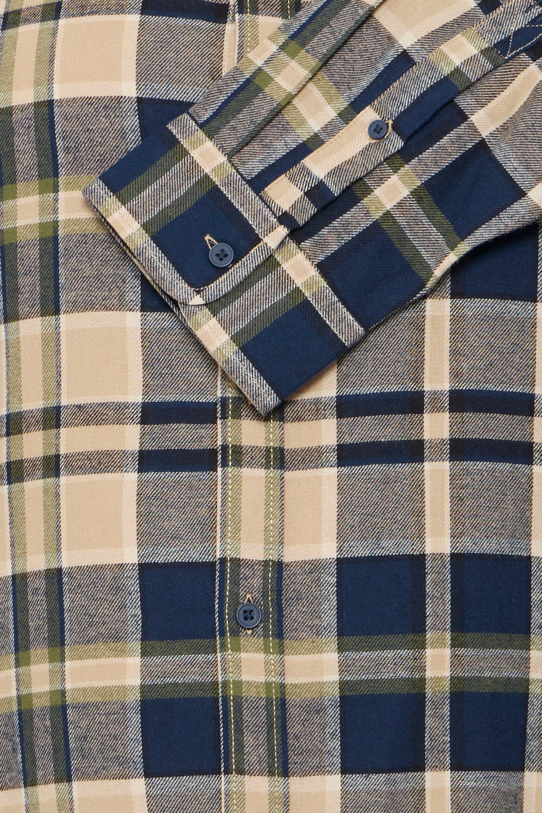 Soft Feel Multi Long Sleeve Check Shirt