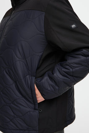 Quilted Panel Soft Shell Jacket