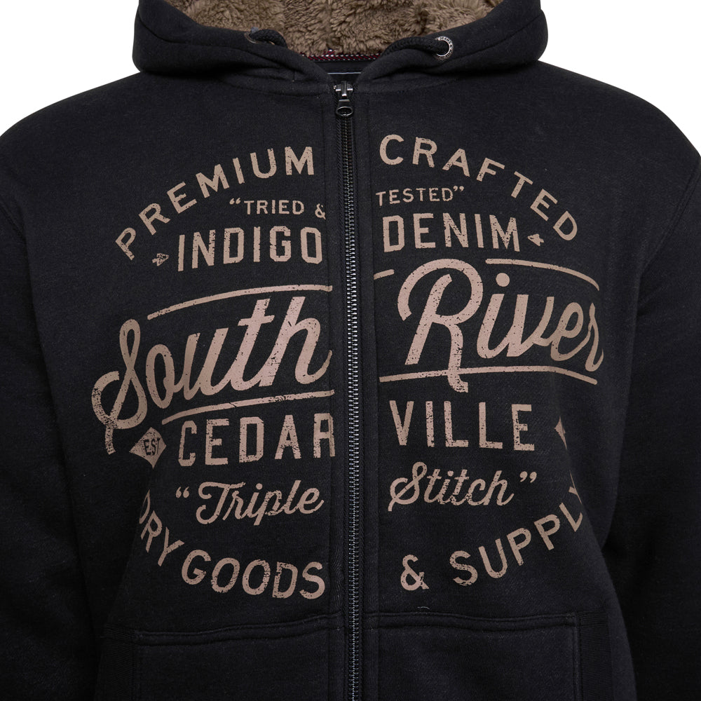South River Sherpa Lined Full Zip Hoodie