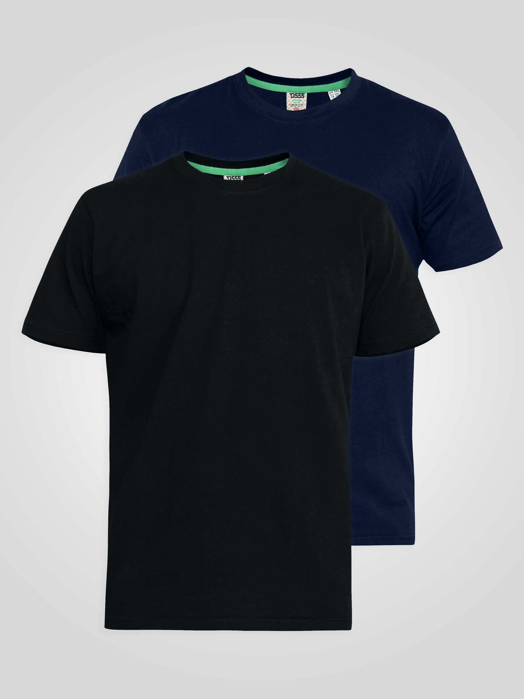'Fenton' Two Pack Plain T-Shirts