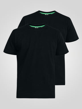 'Fenton' Two Pack Plain T-Shirts