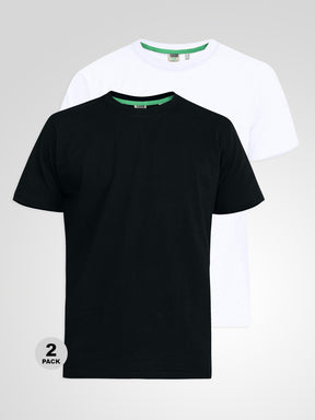 'Fenton' Two Pack Plain T-Shirts
