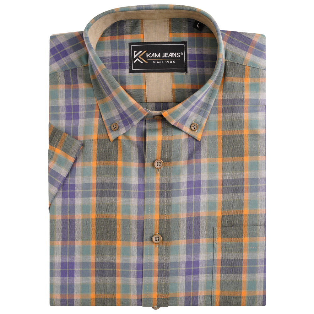 Short Sleeve Check Shirt