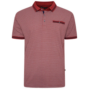 Dobby Print Pique Polo