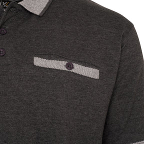 Pique Jacquard Polo Shirt