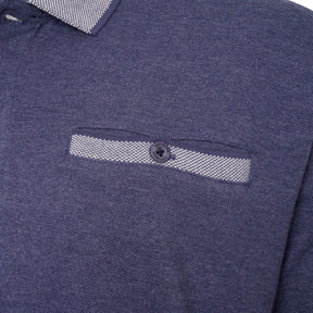 Pique Jacquard Polo Shirt