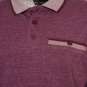 Pique Jacquard Polo Shirt