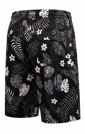 Monstera Leaf Print Shorts