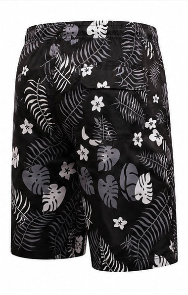 Monstera Leaf Print Shorts