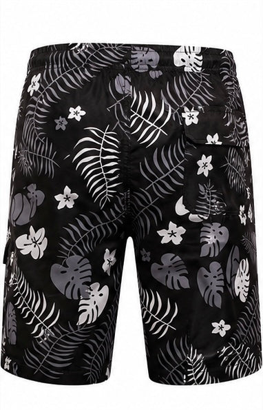 Monstera Leaf Print Shorts
