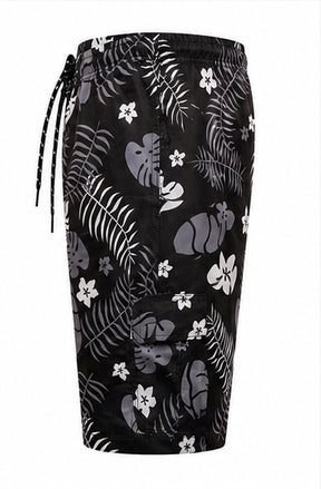 Monstera Leaf Print Shorts