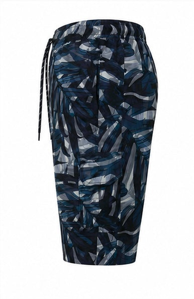 Leaf Print Swim Shorts