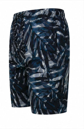 Leaf Print Swim Shorts