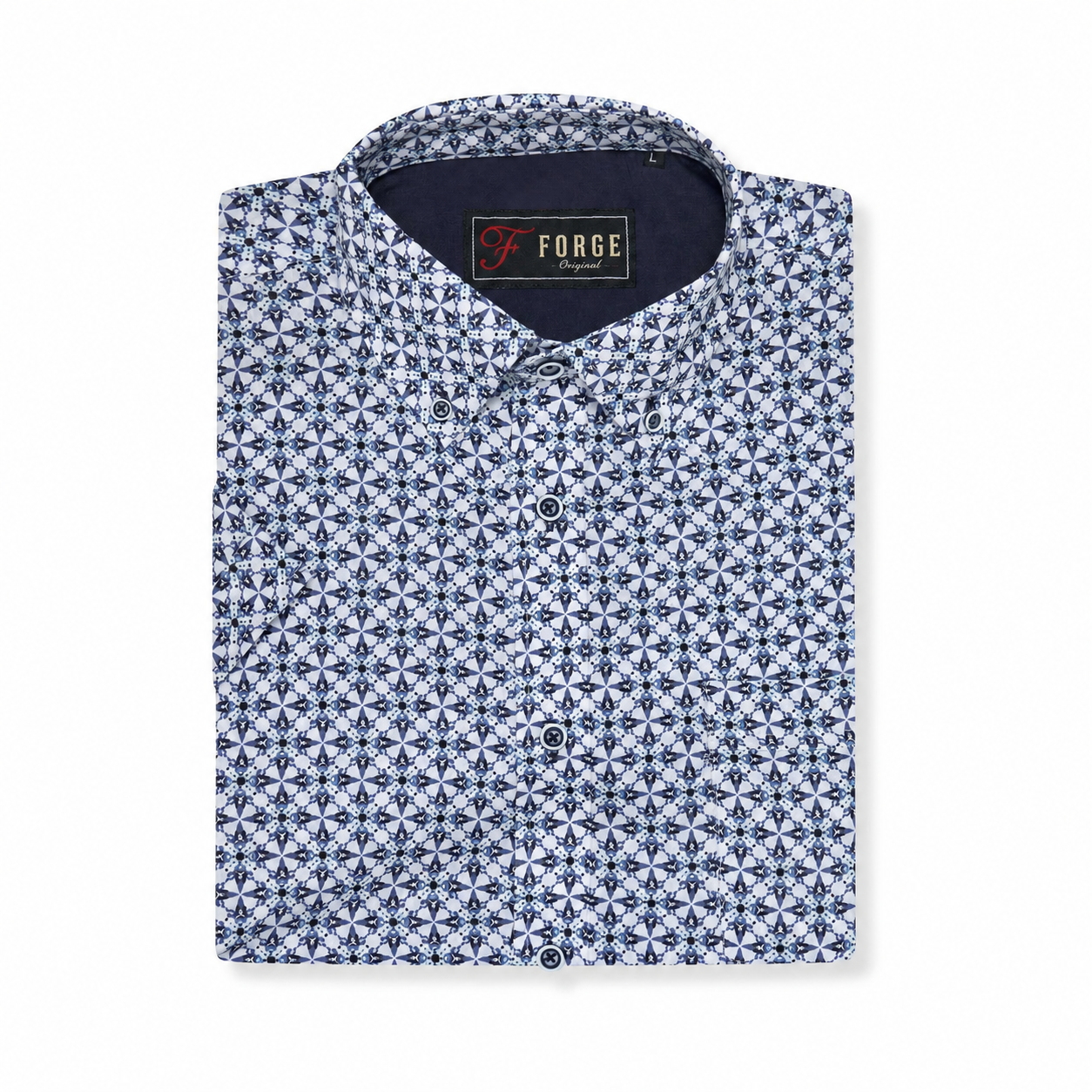 Geo Print Short Sleeve Shirt