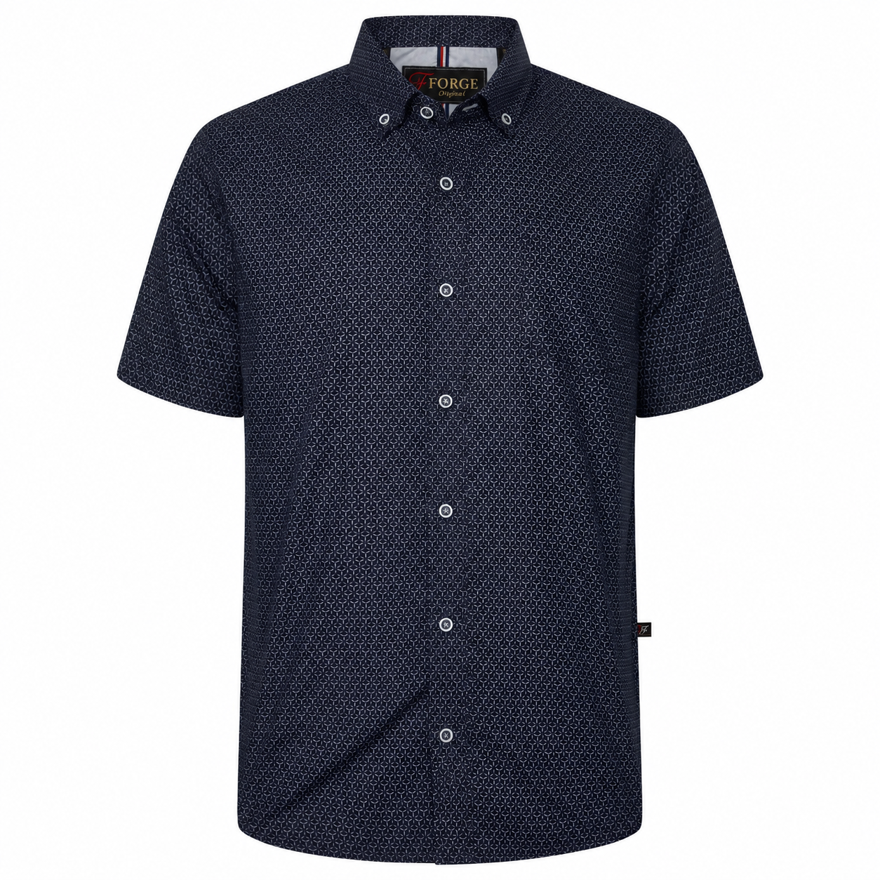 Geometric Print Short Sleeve Shirt