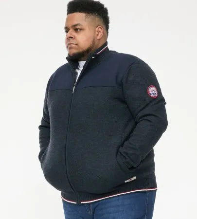 'Aberdare' Bonded Knit Full Zip Cardigan