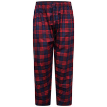 Red & Navy Check Lounge Pants