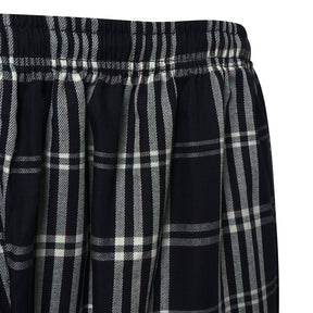 Navy & White Check Lounge Pants