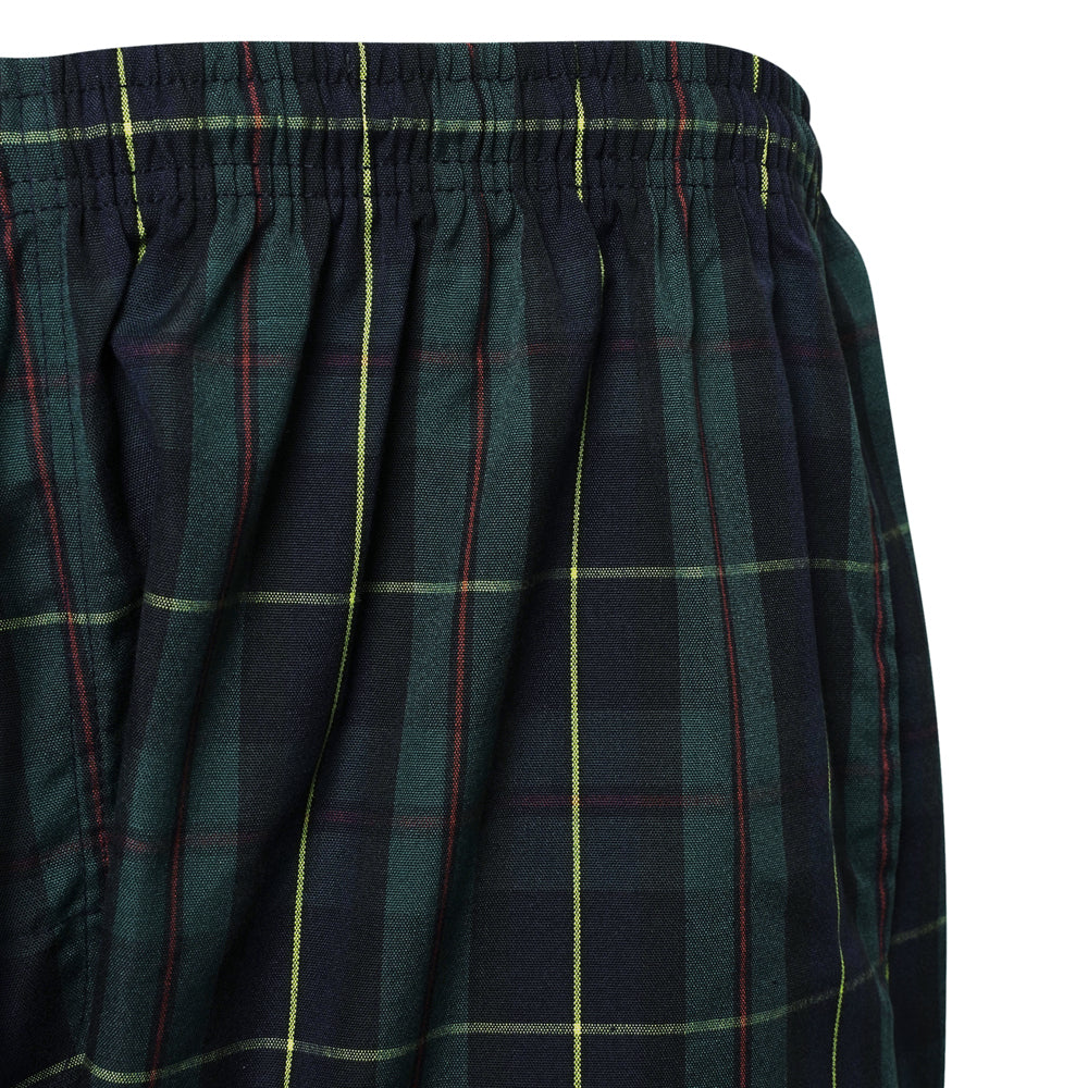 Green & Navy Check Lounge Pants