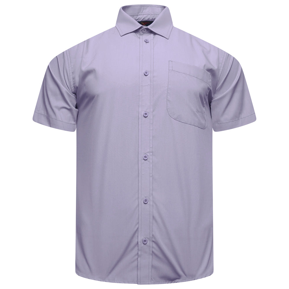 Plain Cotton Short Sleeve Shirt